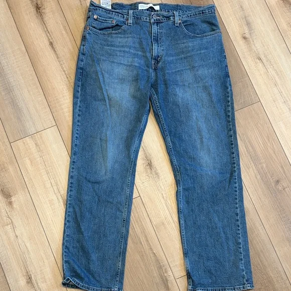 Signature by Levi Strauss Men's S61 Relaxed Fit Jeans in Deep Blue - Picture 2 of 6